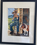 “Charley” 16x20 Framed Painting by Betty Nuyen