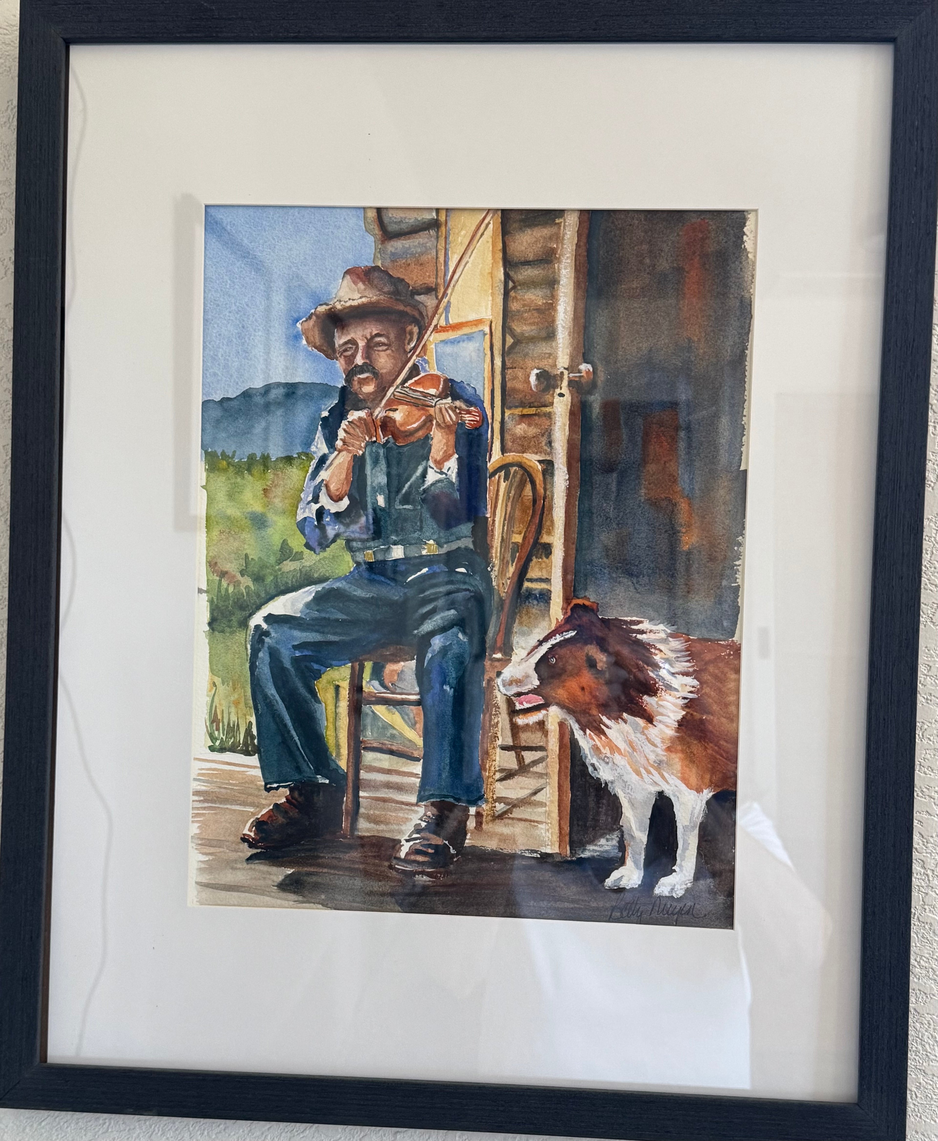 “Charley” 16x20 Framed Painting by Betty Nuyen
